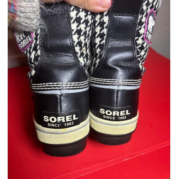 SOREL winter Snow Tivoli warm lined ankle waterproof booties size 9 - Picture 7 of 8